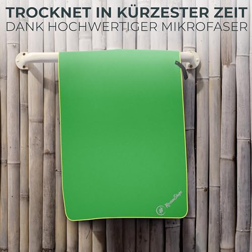 NirvanaShape Mikrofaser Handtuch - Reisehandtuch, Badetuch für Urlauber - kompakte, schnelltrocknende Microfaser Handtücher als Strandtuch… – Ansicht 3