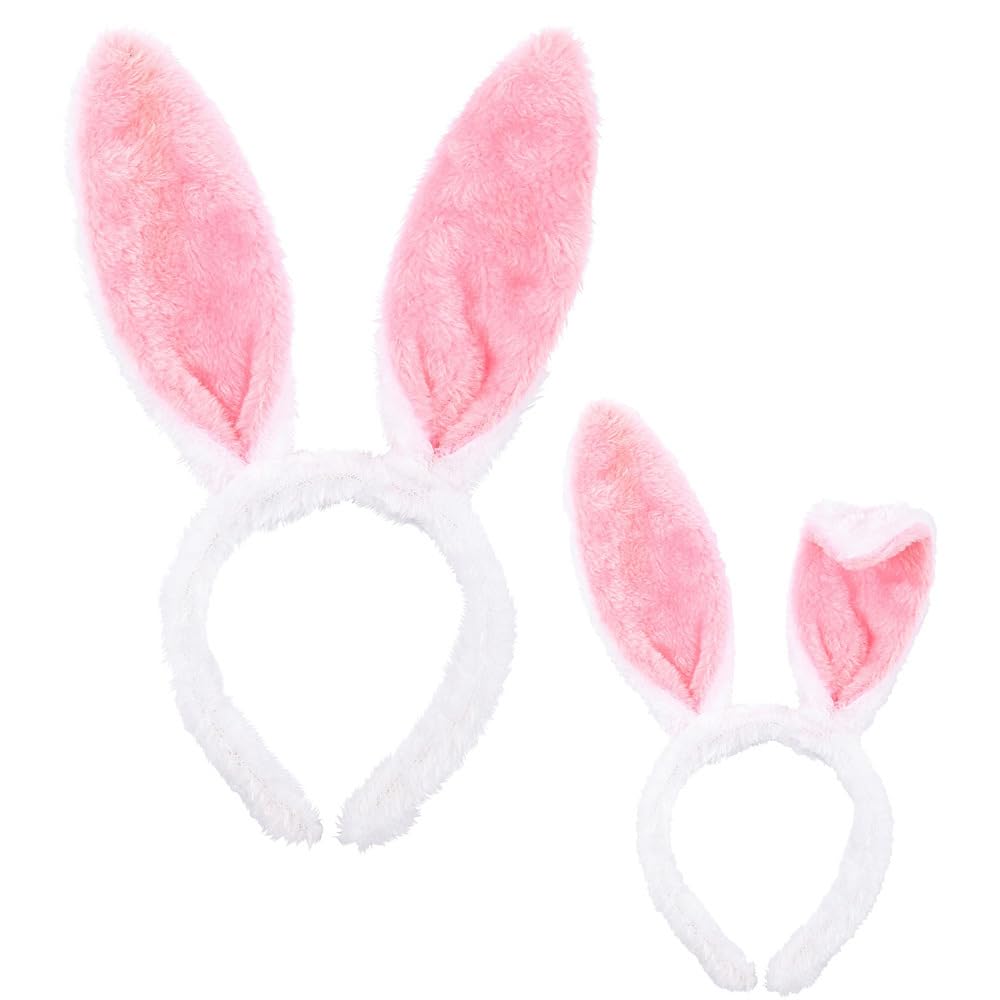 W WIDMANN MILANO Party Fashion - Haarreif mit Hasenohren, Tier, Kaninchen, Mottoparty, Karneval