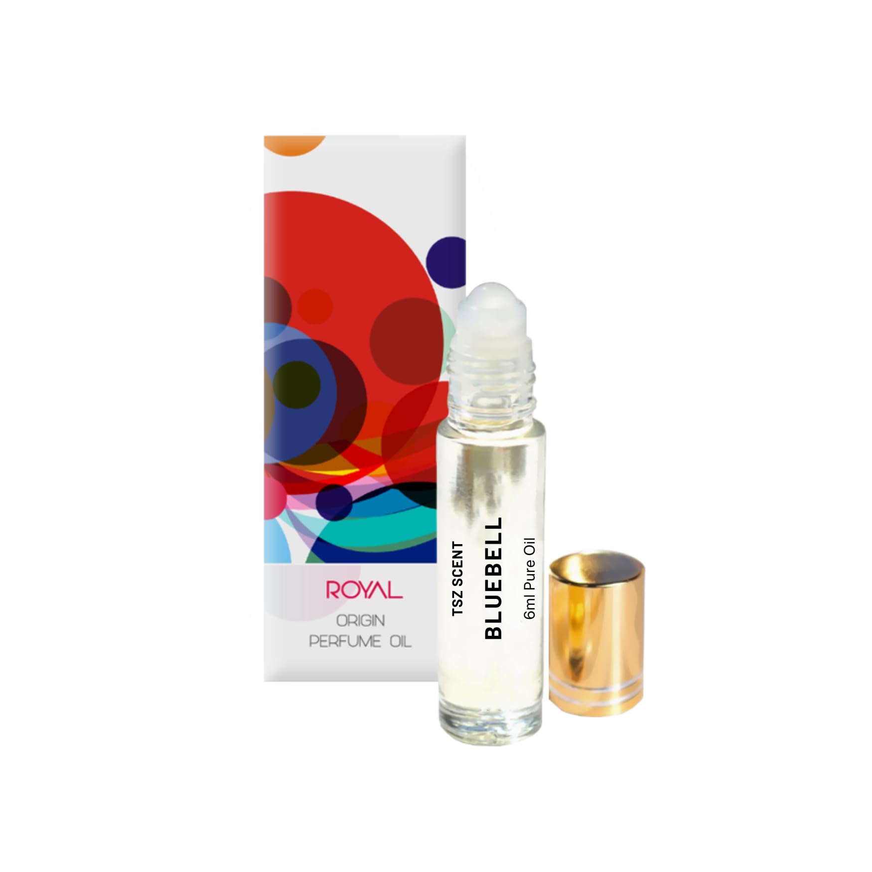 TSZ Scent Bluebell Pure CPO Fragrance Perfume Oil Roll On for Women 6ml Travel Size Pocket Perfume Roll On