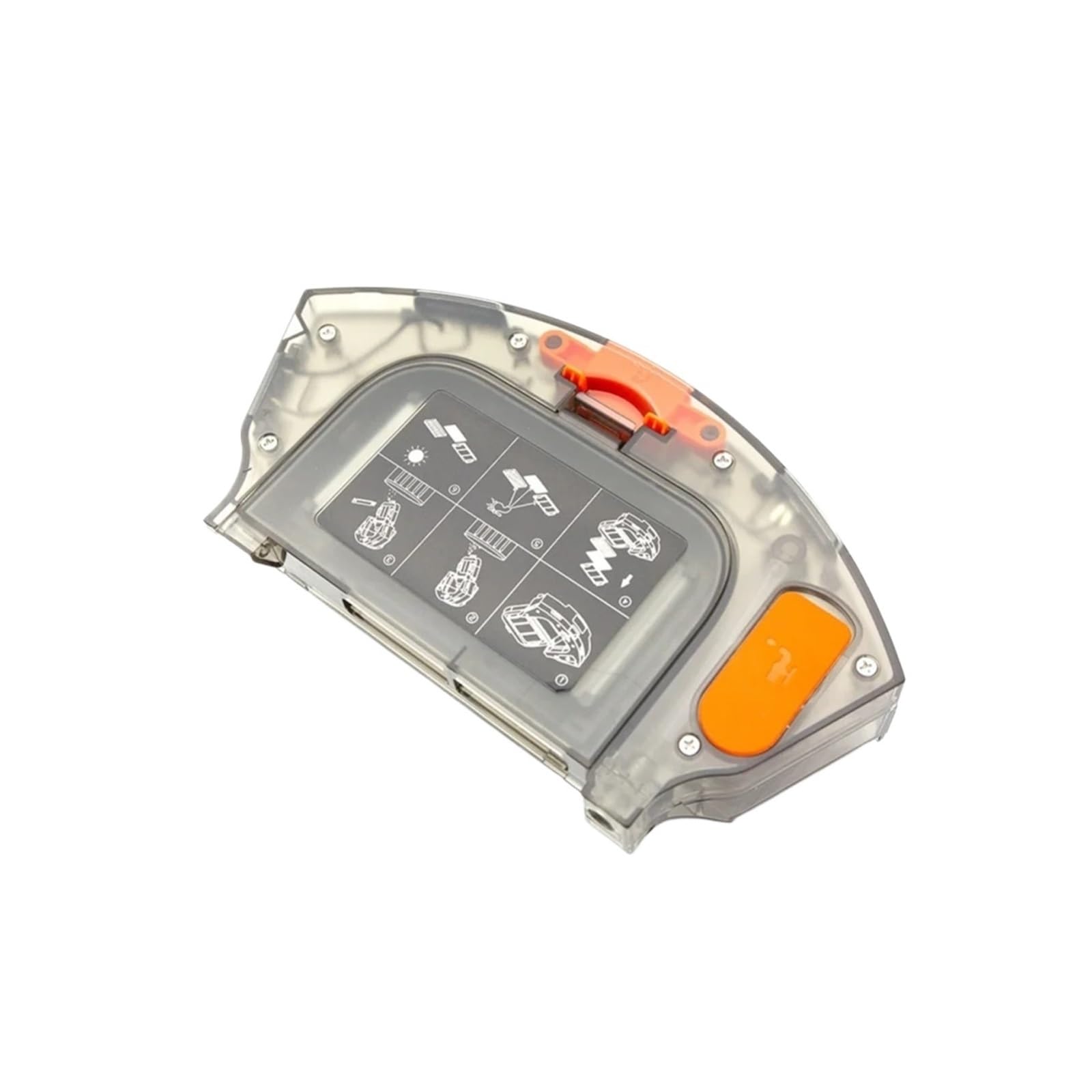 LXSKVMRST Compatible For ABIR，Water Tank Dust Bin 2 In 1，K30 K20 Robotic Vacuum Cleaner Accessories