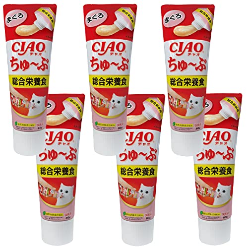 CIAO (チャオ) ちゅ~ぶ 総合栄養食 まぐろ 80g 6個セット