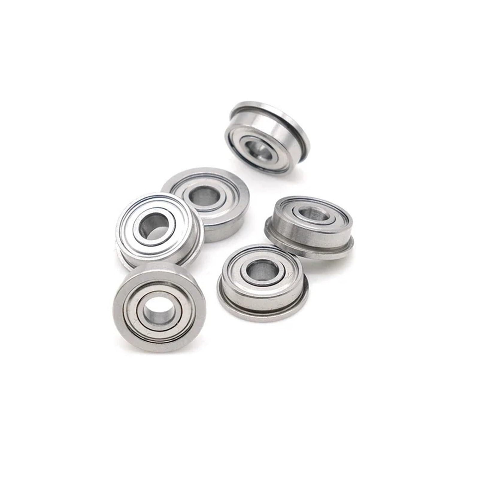 Rodamiento, Rodamiento de brida F695ZZ 5x13x4 Mm ABEC-7 (10 piezas) Rodamientos bolas con bridas F695 ZZ F619/5ZZ Lucky