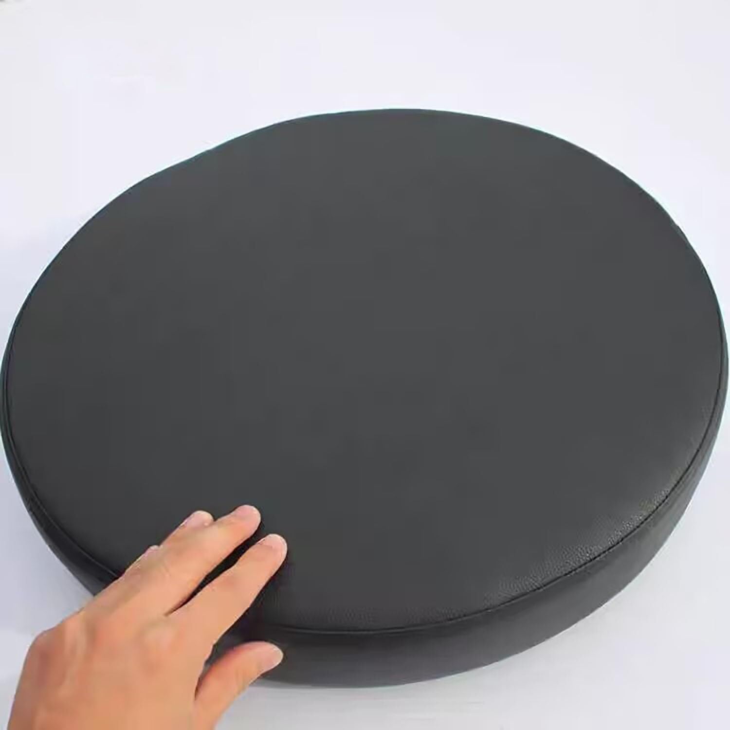 BUAOGDVG Round Kitchen Chair Cushion, Waterproof Outdoor Seat Cushions, 35/40/45/50cm Removable Washable for Dining Room Chair, Office, Garden, Outdoor, Indoor(M,40x5cm/15.7x2in)