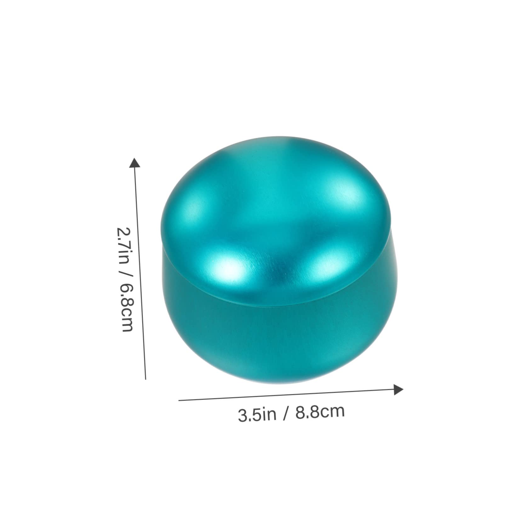 KONTONTY 12Pcs Candle Jars Tinplate Containers for Candle Making Stylish Storage for Crafts Jewelry Aromatherapy for Home and