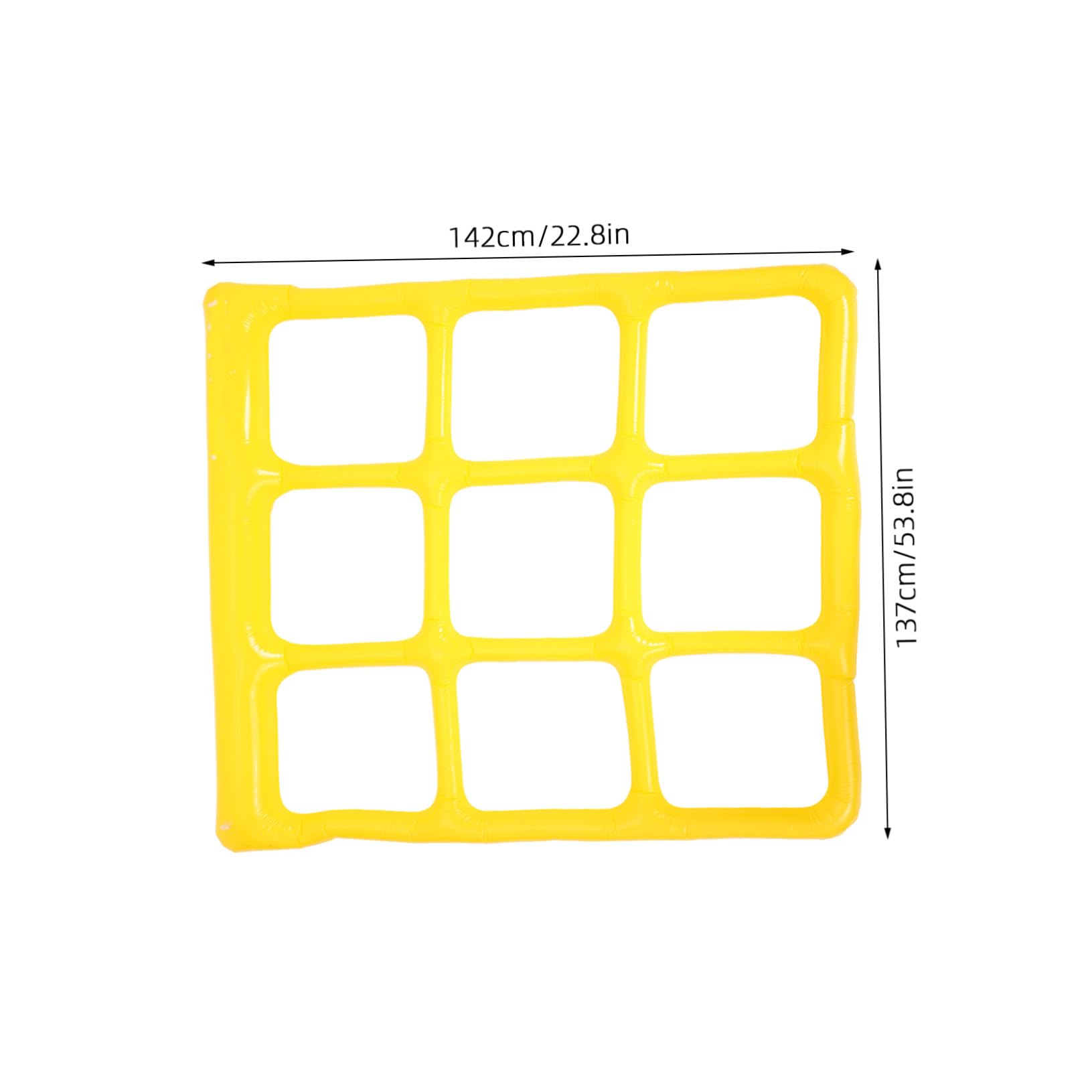 Juguetes Acuáticos Inflables para Piscina, Juego 1 Set PVC | 9 Cuadrículas, Fácil de Inflar y Desinflar, Decoracion Verano, para Niños y Adultos