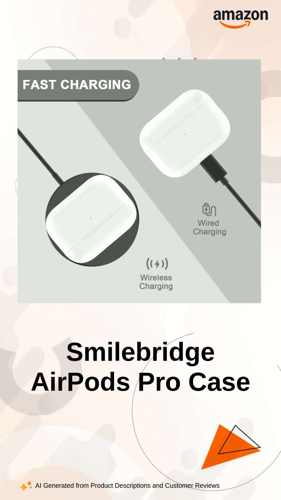 Upgraded Wireless Charging Case Replacement Compatible with AirPod