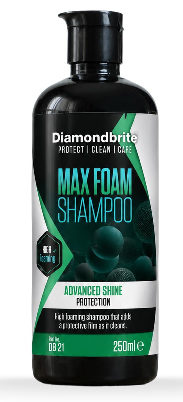 Precision Diamondbrite Max Foam Car Shampoo | High Foaming Car Wash Shampoo | Advanced Shine Protection | Scratch-Free Cleaning for Paint, Glass, Chrome & Plastic | 250ml +50ml Free-image-39
