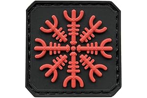 Subdued Vegvisir Viking Compass Norse Rune Morale Tactical PVC Rubber Patch