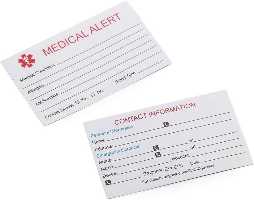 Waterproof Medical Alert ID Bracelet - Silicone Sports Emergency Bracelets for Women and Men Free Engraving - Image 6