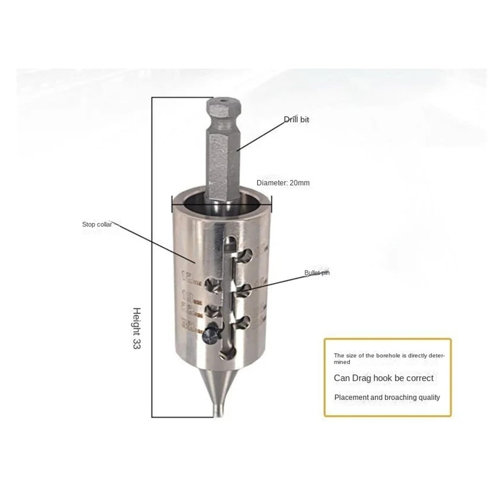 Extractor de tubos de cobre con agujero en T, extractor en T con diámetro de 10-32 mm, reductor, escariador, máquina de reparación de tuberías para fontanería de refrigeración HVAC