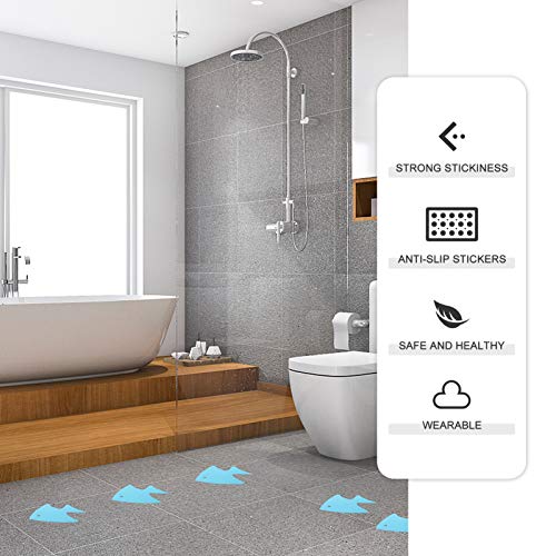 Yardwe 20 Adesivi Antiscivolo per Doccia e Pedali