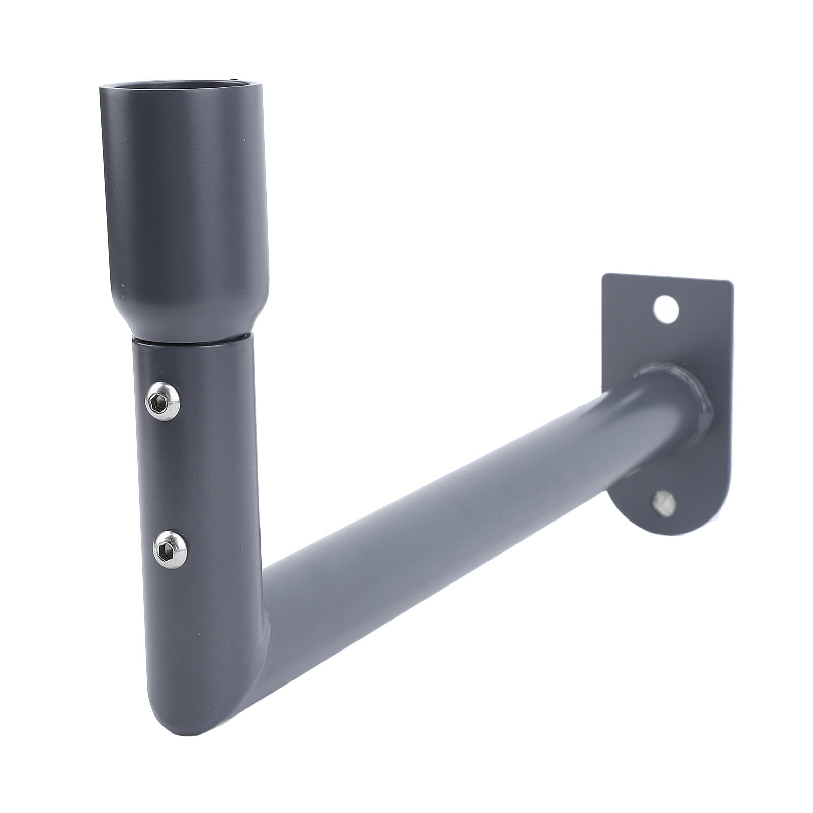 Support Mural Long Kit sur Toit avec Adaptateur Support sur Poteau Internet Pivot Satellite Avant Toit Antenne Mât L pour Mur