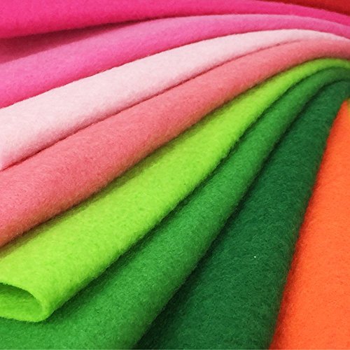 Flic-Flac WJCR-FB-BZ004 24Pcs Thick 1.4Mm Soft Felt Fabric Sheet Assorted Color Felt Pack Diy Craft Sewing Squares Nonwoven Patchwork thumb #7