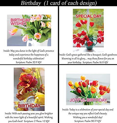 Generic 2023_BDAY_DS_32_NR3_WP Birthday (No Repeated Cards) 32 Designs Christian/Religious Greeting Card Assortment #3 thumb #3