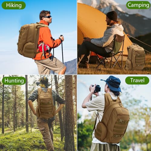 Mochila deportiva ligera para senderismo y camping miniatura 7