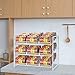 Simple Trending Can Rack Organizer, Stackable Can Storage Dispenser Holds up to 36 Cans for Kitchen Cabinet or Pantry, White