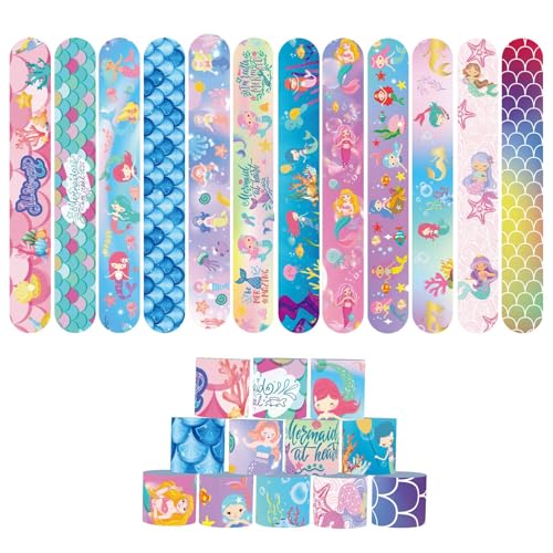 Funalix Lot de 24 bracelets à boucle pour enfants, garçons, filles, cadeaux d'anniversaire (couleurs aléatoires)