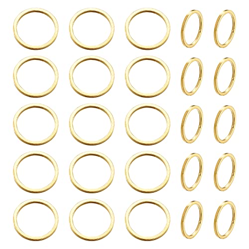 Craftdady 1 Scatola 500 Pezzi In Ottone A Forma Di Tazza Con Strass E