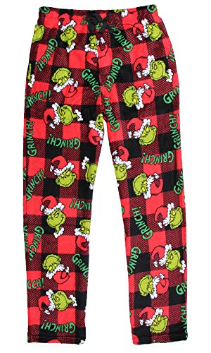 Dr. Seuss GRINCH Men's Pajama Pants Shirt and Socks 3 Piece Pajama Set4
