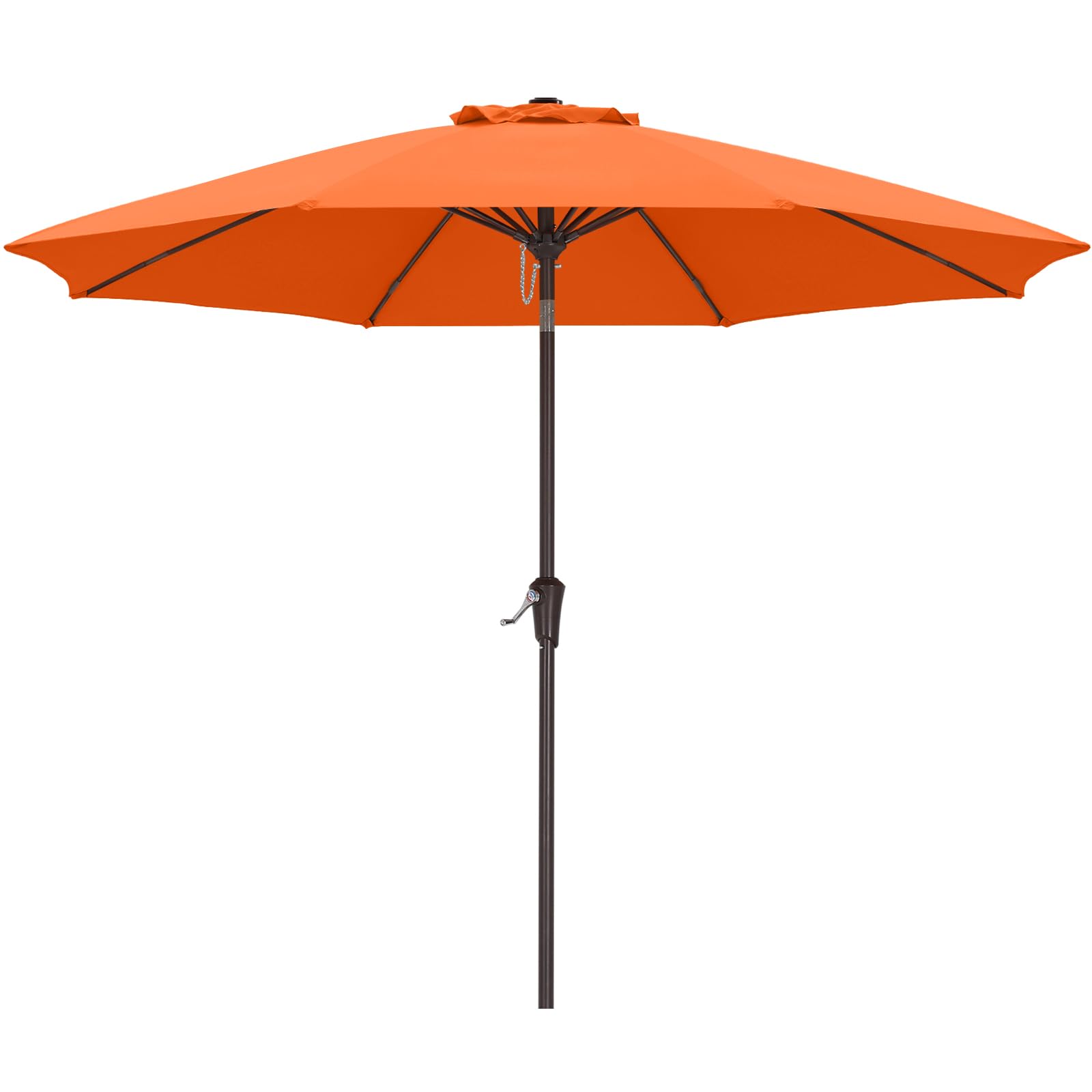 ABCCANOPY Sonnenschirm wasserdicht UV50+ mit Kurbel | wasserdichtes 300D Polyester, farbecht & lichtecht, 230/270/300 cm für Garten, Terrasse & Strand