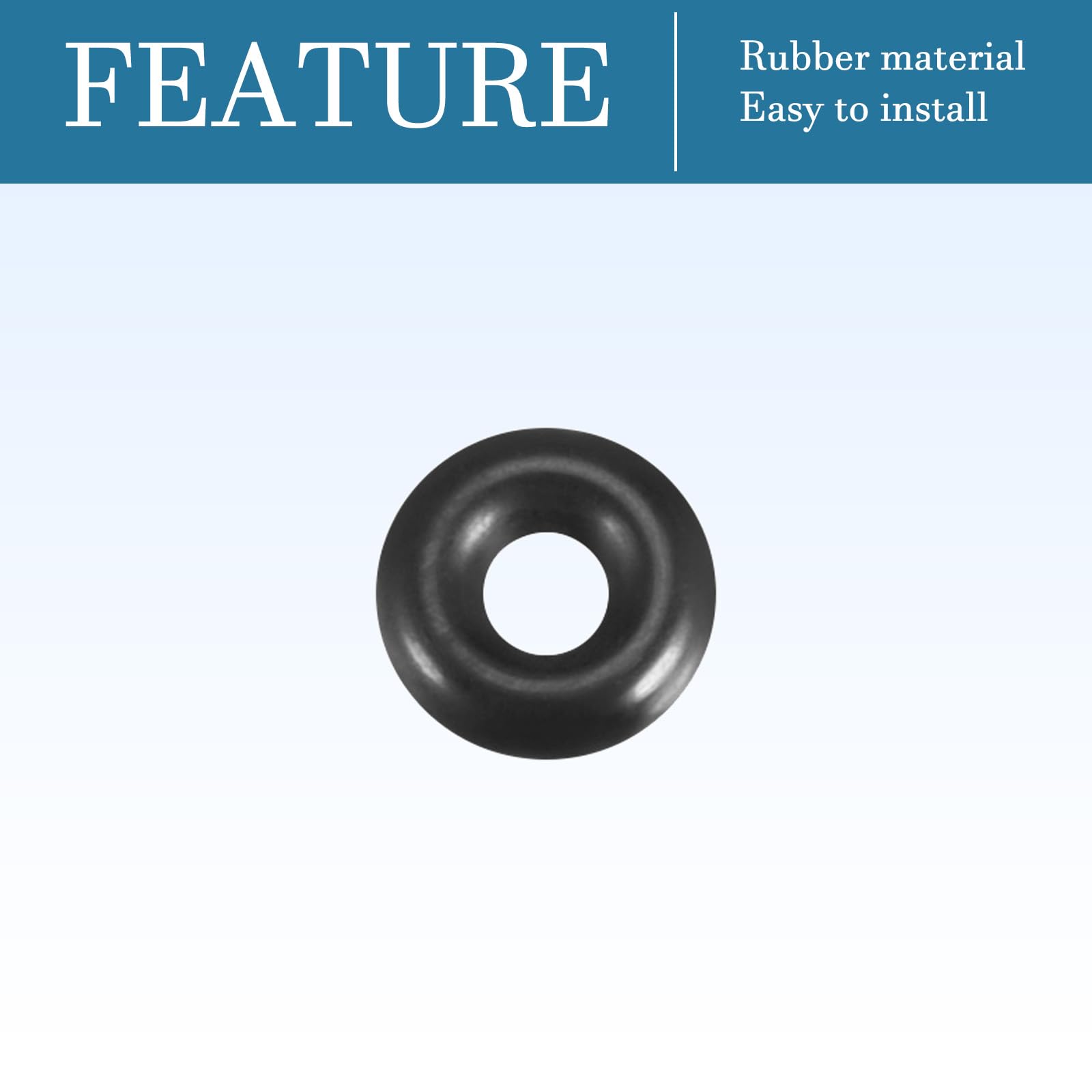 QUARKZMAN Nitrile Gomma O-Ring 11mm X 7mm X 2mm Guarnizioni Di Tenuta Anelli Rubinetti Rotondo Guarnizione Rondella Per Rubinetto Idraulica Riparazione Sigillatura Connessione, 12 Pezzi - copertina