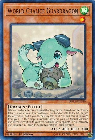 Amazon.com: Yu-Gi-Oh! - World Chalice Guardragon - SDRR-EN020 - Common -  1st Edition