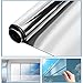 Produktbild TTMOW Spiegelfolie selbstklebend-[60x200 cm],Silber Sonnenschutzfolie Fensterfolie 99%-UV-Schutz,Spiegelfolie Fenster Sichtschutz,Einwegspiegelfolie reflektiert Starkes Sonnenlicht