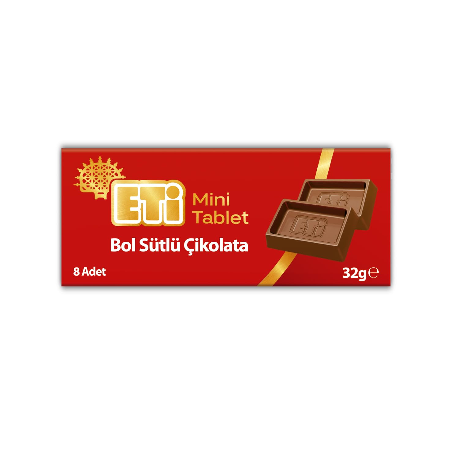 ETİ Çikolata Bol Sütlü Mini Tablet 32 g x 12 Adet