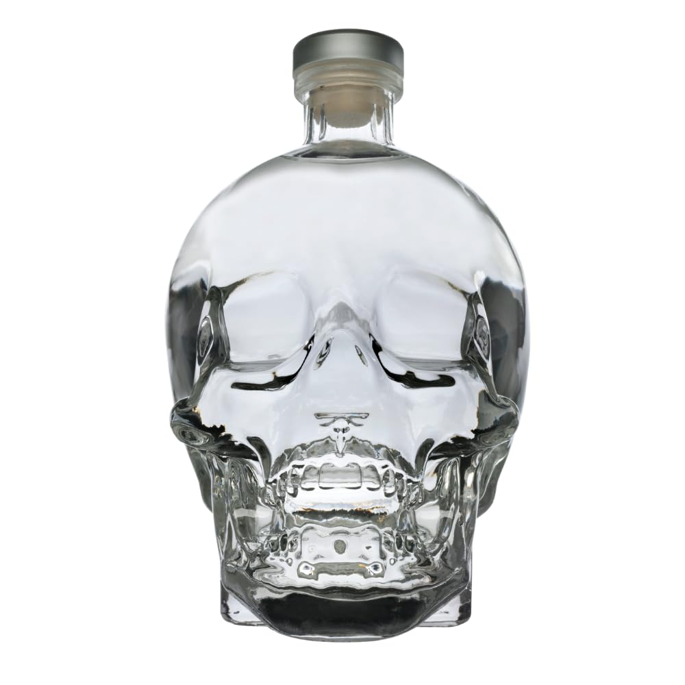 Crystal Head Original Vodka 175 cl, 40% ABV – Made from Canadian Corn - Award-Winning Premium Vodka, Clear Skull Shaped Glass Bottle