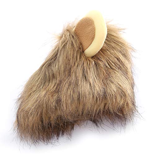 Baugger - Bonito e Fun Pet Costume Peruca Tampas para Emulação Do Cão Do Filhote de Cachorro Do Gato