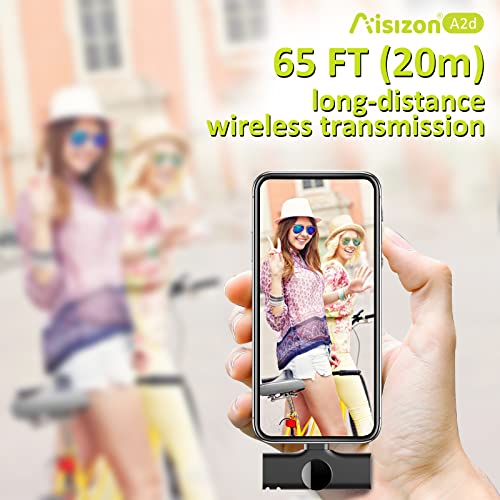 Wireless-Mics-Wireless-Clip-on-Microphones-Lapel-Microphone-A2d-One-Pair-Two-for-Android-Phone-iPhone-15-Laptop-Video-Recording