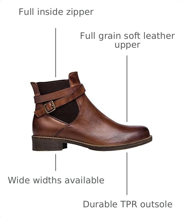 Propét Women's Tatum Ankle Bootie, brown, 6.5 W US - image 3