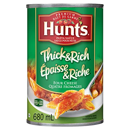 Sauce pâtes 4 fromages Hunt's 680 ml, 12 unités