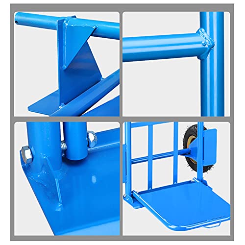 Carretilla plegable de acero inoxidable 300kg capacidad miniatura 6