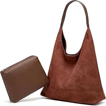 ★TOUT Y EST★ Casually boxy shopper bag 53 Newtro embossing Amazon.com: EMGILL Trendy Suede Tote Bags for Women Work