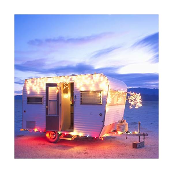 Christmas lights 100 count mini clear lights 21ft white wire christmas tree string lights set for outdoor indoor christmas decorations wedding decorations valentines day decor,ul certified (21feet) - image 6
