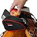 TrailMax 500 Series Pommel Pocket Saddle Bag for Horse Trail Riding; Saddle Pommel Pocket Western & Endurance Saddles; Cellphone Horn Bag; Trail Riding Cellphone Pommel Pocket; Red Piping