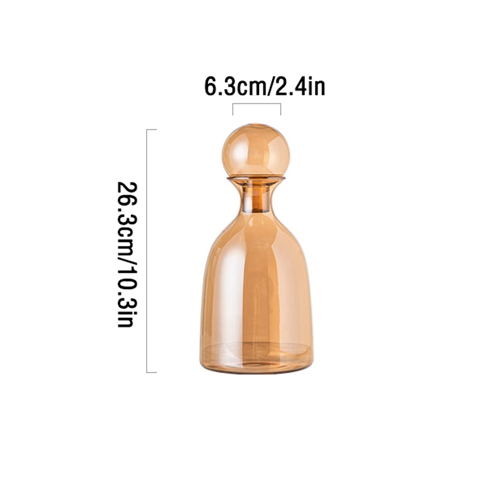 bouilloires 50,7 Oz Pichet en Verre à ions avec Couvercle de Boule recouvert ménage pichet d'eau Froide idéale pour Le thé glacé, Sangria, Limonade, etc. Cantine