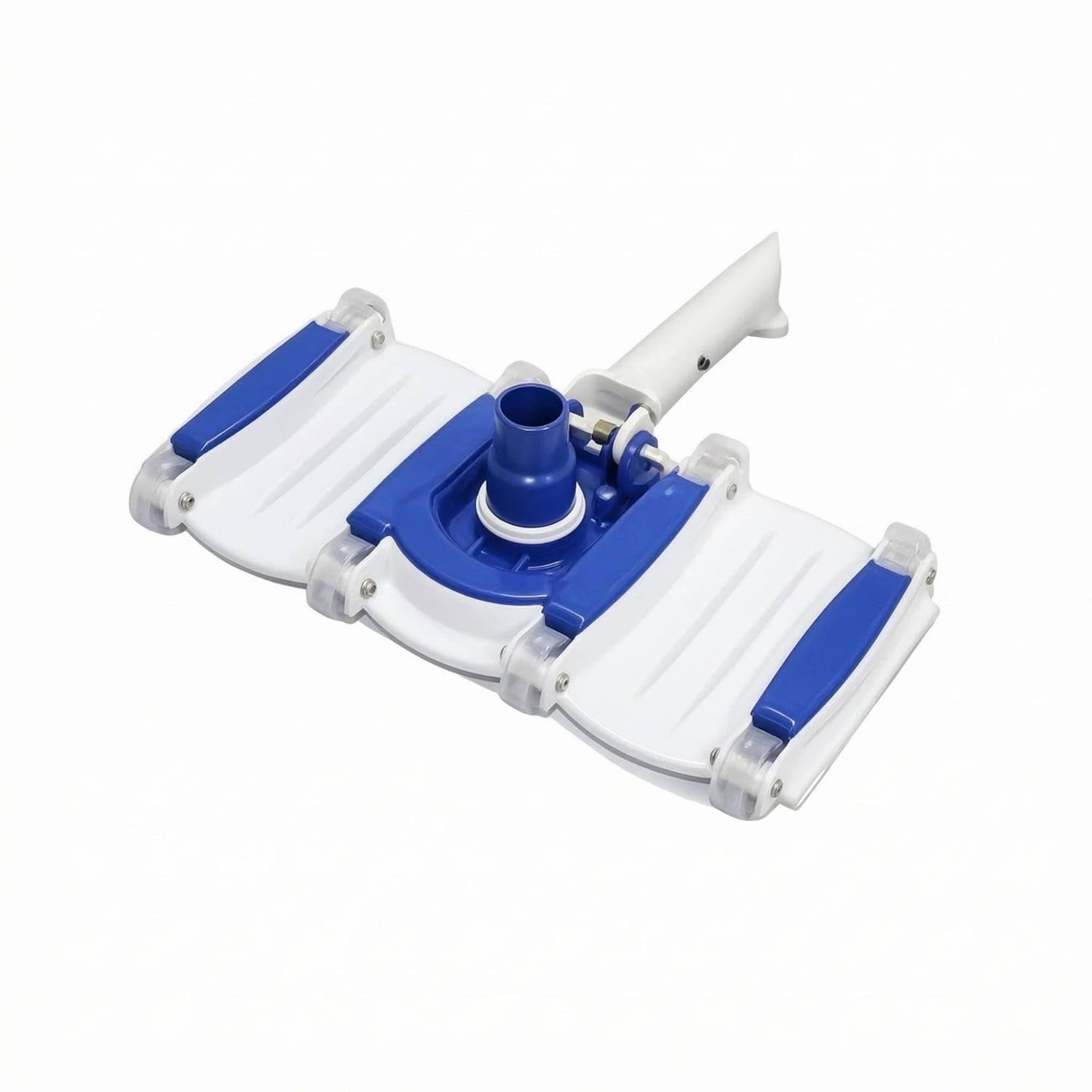Sleek-Profile Manual Pool Vacuum Head Wheel-Supported Suction Vacuum Head for Swimming Pools, 14-inch Blue Wht a-image-47