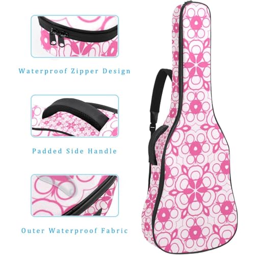 Housse de transport imperméable en tissu Oxford pour guitare acoustique avec bandoulière et poches, motif texturé floral, violet, 109 x 42,9 x 11,9 cm, Multicolore 4., 42.9×16.9×4.7 in, Sac de - Les Beatles, Paul McCartney, John Lennon, RIngo Starr, George Harrison Housse de transport imperméable en tissu Oxford pour guitare acoustique avec bandoulière et poches, motif texturé floral, violet, 109 x 42,9 x 11,9 cm, Multicolore 4., 42.9x16.9x4.7 in, Sac de – Image 5