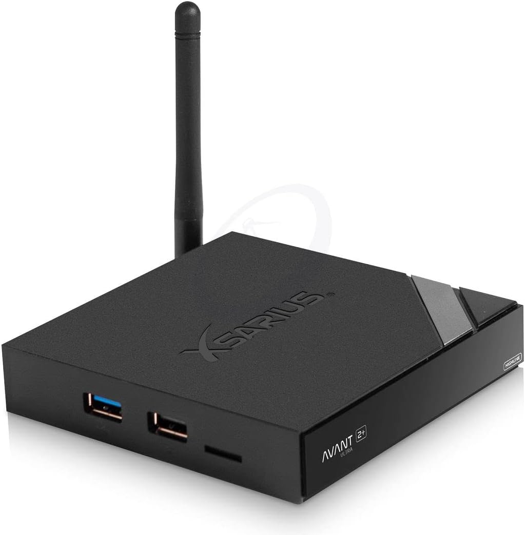 Side view of Xsarius Avant 2+ Ultra showing USB 2.0, USB 3.0, and Micro-SD slot