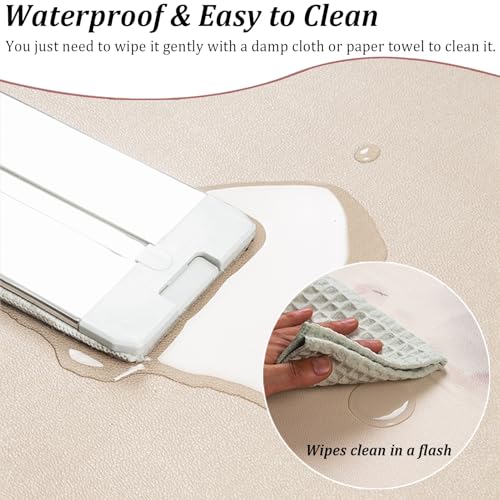 Tapis absorbant pour rebord de fenêtre étanche et lavable