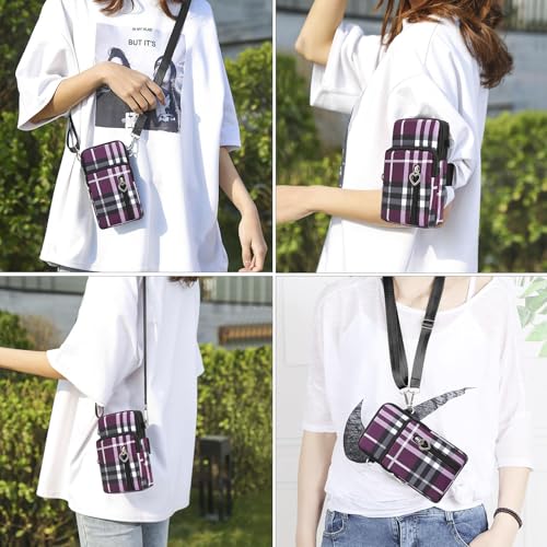 DOB SECHS Small Crossbody Wallet Phone Bag Shoulder Strap Wallet Pouch for Women Mini Crossbody Cell Phone Purse2