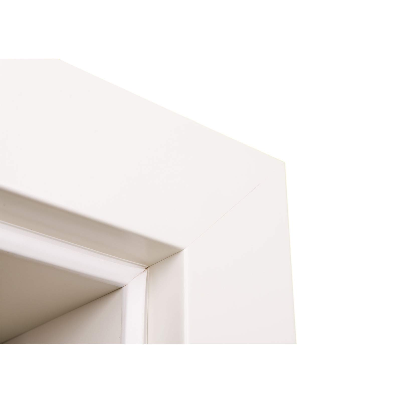 HORI Wohnungseingangs-Tür Weißlack Komplettset Zarge I Schallschutztür SK1 Klimaklasse 3 I Höhe 198,5 cm I Breite 86 cm - Wandstärke 140 mm - DIN Rechts