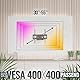 RICOO TV Wandhalterung Fernseher Halterung S5144 schwenkbar Fernsehhalterung für 30-55 Zoll neigbar universal smart flach & Curved bis 50 kg VESA 400x400 mm