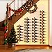 2 Pack 12 Bottle Wall Wine Rack for 24 Wine Bottles, DIY Detachable Wall Mount Wine Rack, Wine Storage Organizer Display Holder Used As One or Four, for Dining Room, Wine Cellar, wine lover gift