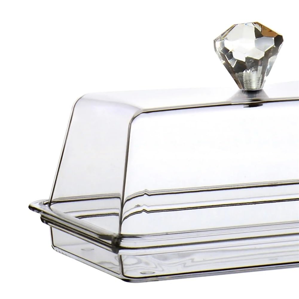 Beurrier Transparent Butter Dish with Lid Kitchen Accessories Cheese Box Storage Tray Boîte à Beurre