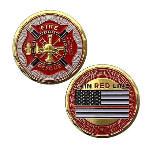 Saint Florian Patron of Firefighter Challenge Coin Gift for Fireman