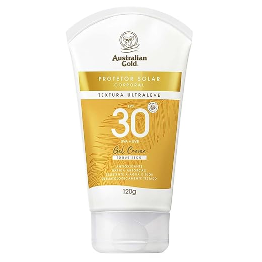 AUSTRALIAN GOLD PROTETOR CORPORAL GEL CREME FPS 30 120G