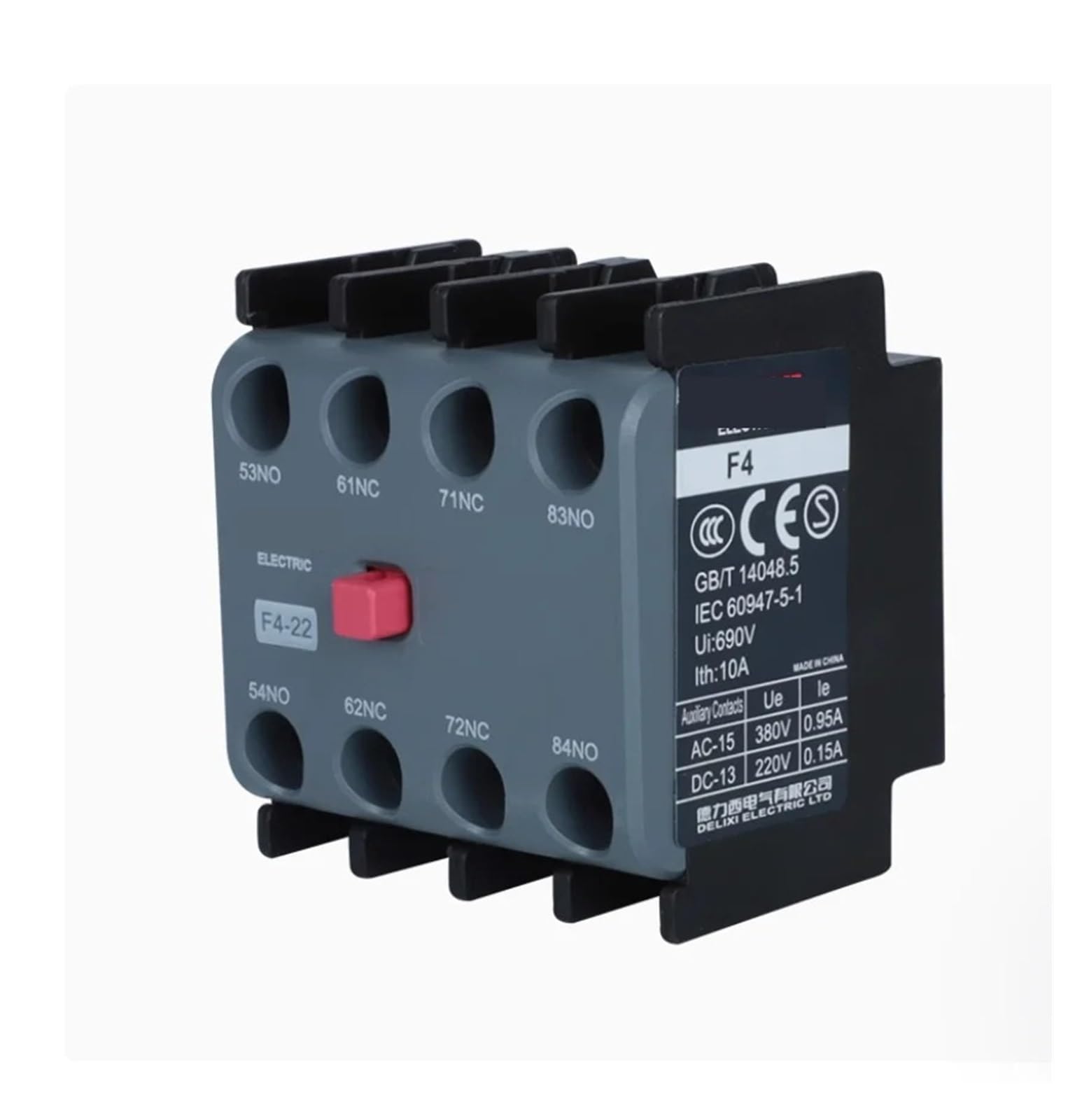 SJJBVPYX 1PC Contactor auxiliary contact F4-22 F4-04 F4-13 F4-31(F4-22)